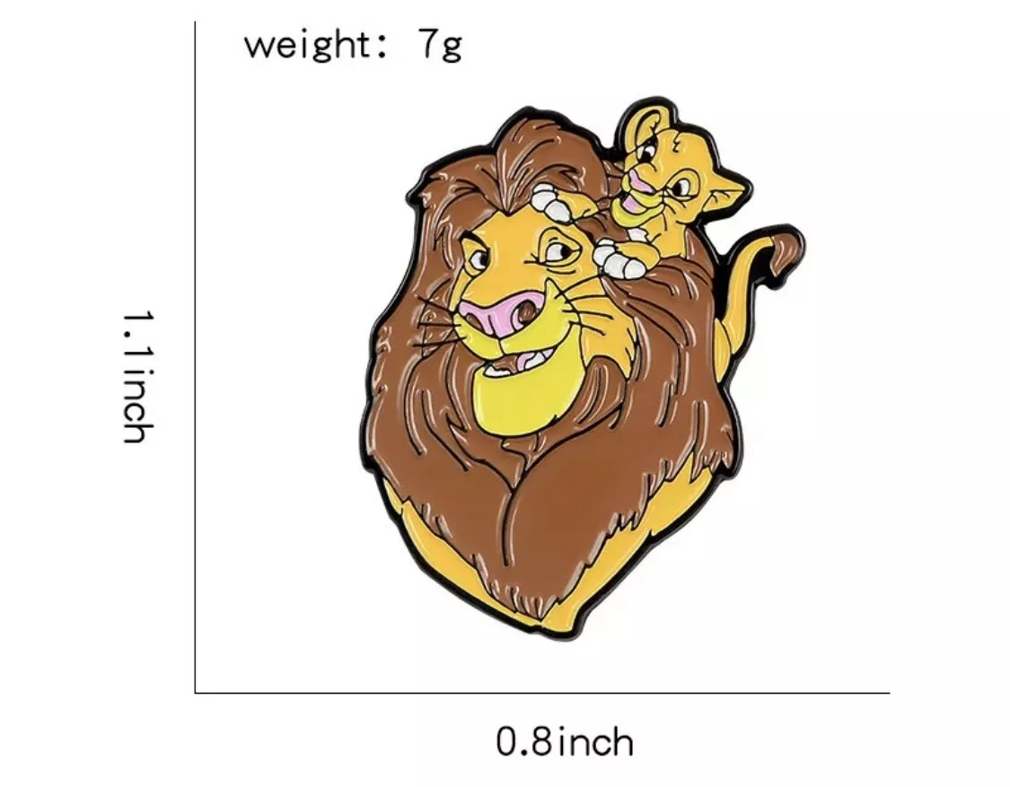 s-l1600 (3) Disney Lion King Fantasy Pin, Mufasa Simba Pride Rock US SELLER
