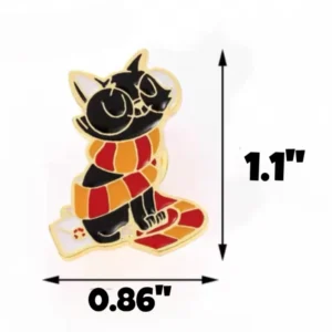 Pin - Cute Wizard Cat Gryffindor, Kawaii Kitty Cat, Potter Style Neko