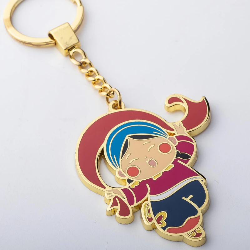 custom hard enamel keychains 2